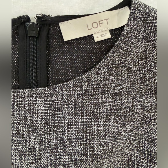 LOFT Gray Sleeveless Dress - Picture 2 of 6